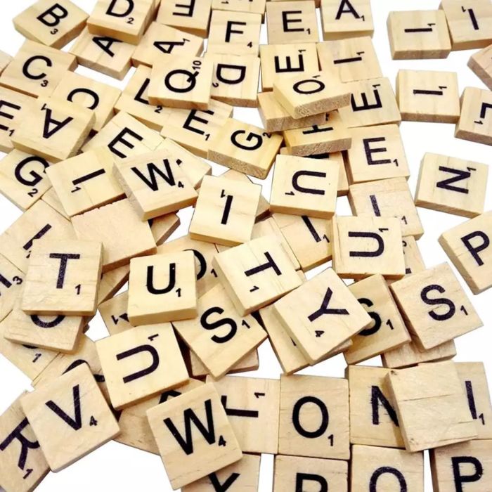 Laser Cut Scrabble Tiles Free DXF File