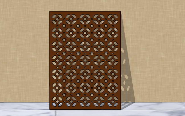 Laser Cut Seamless Grill Design Free Vector File