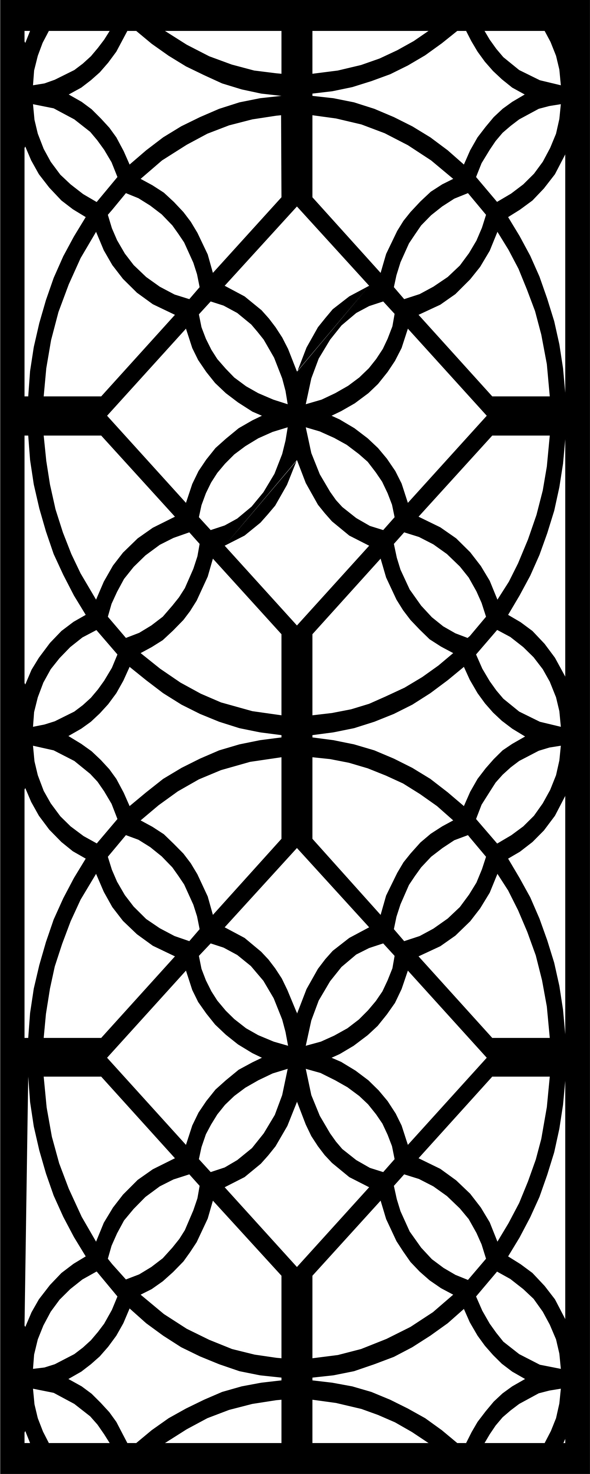 Laser Cut Separator Seamless Floral Floral Lattice Stencil Panel Free DXF File