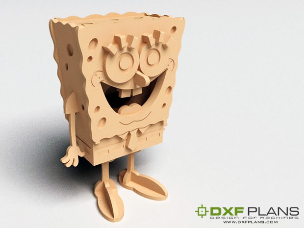 Laser Cut Spanch Free DXF File