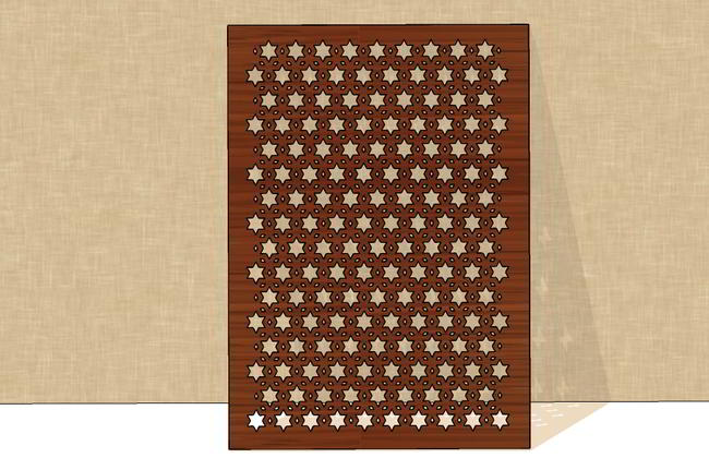 Laser Cut Star Design Grill Free Vector File