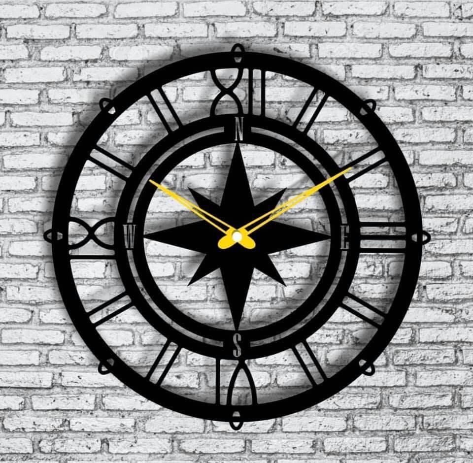 Laser Cut Steam Punk Watch Free Vector File