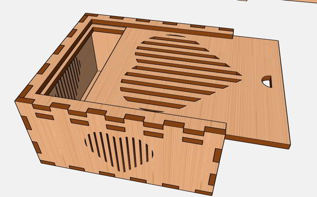 Laser Cut Storage Organizer Jewelry Box Ornaments Wooden Gift Box Free Vector File