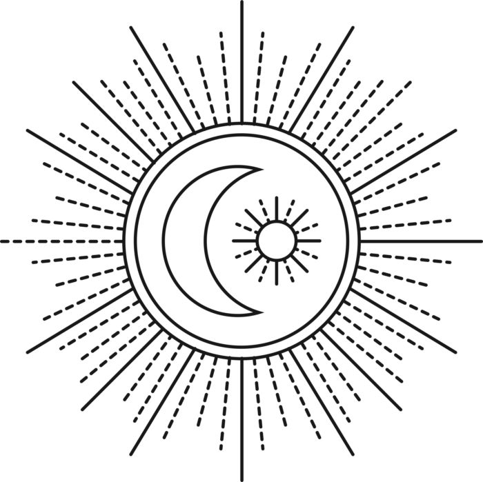 Laser Cut Sun Celestial Body Free Vector File