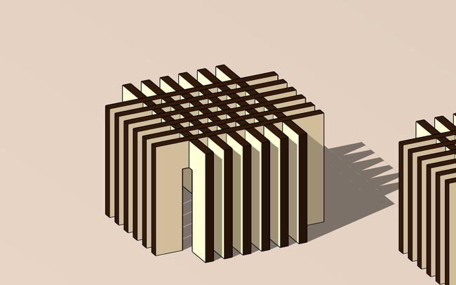 Laser Cut Table Miniature Dollhouse Furniture Free DXF File