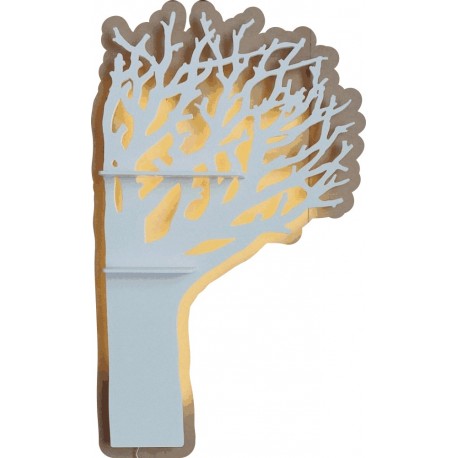 Laser Cut Tree Shaped Shelf Free Vector File