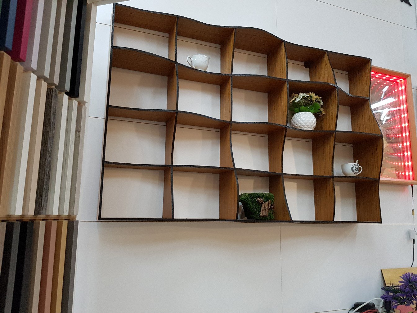 Laser Cut Wave Shelves Free Vector File