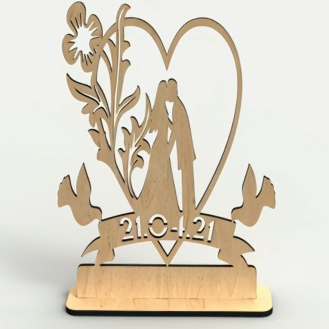 Laser Cut Wedding Stand Wedding Props Free Vector File