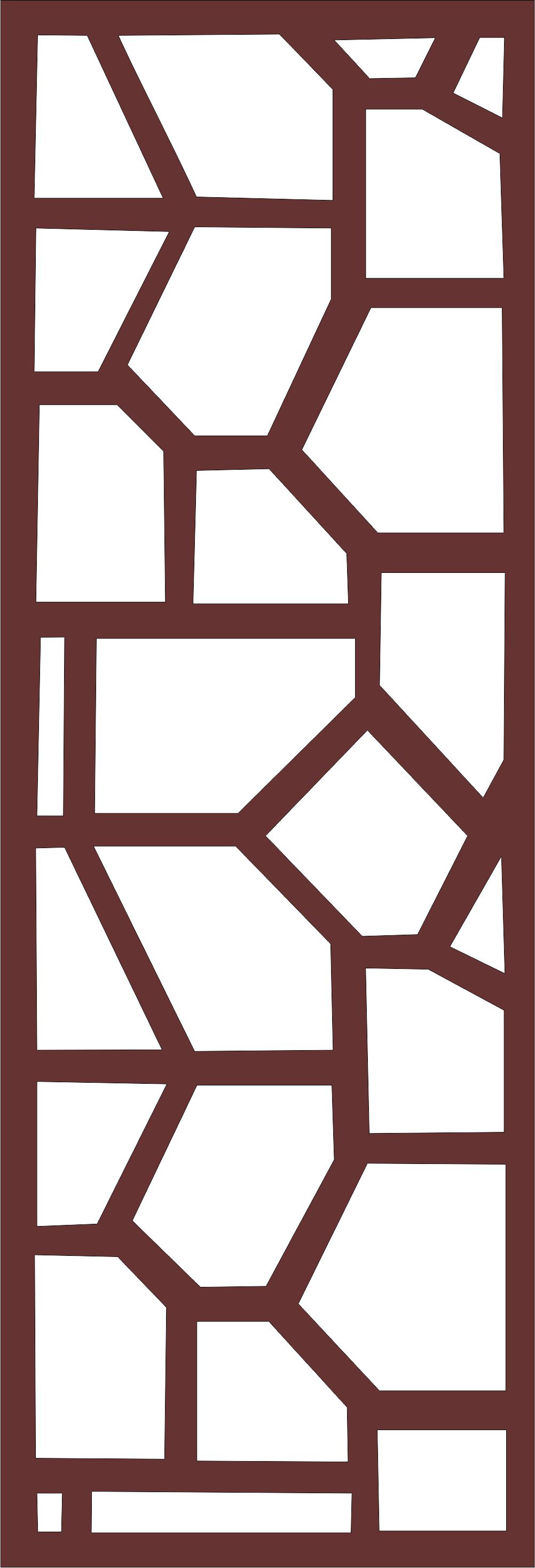 Laser Cut Window Jali Panel Floral Seamless Pattern Free DXF File