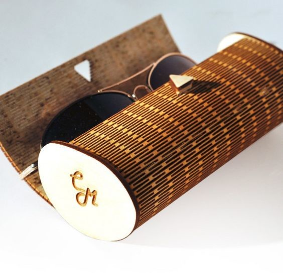 Laser Cut Wood Sunglasses Case Free Vector File