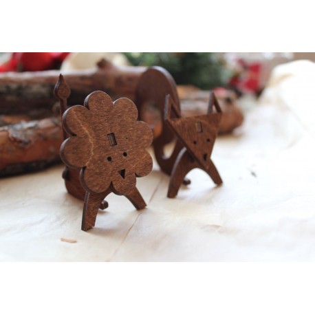Laser Cut Wooden Animal Decoration Template Free DXF File
