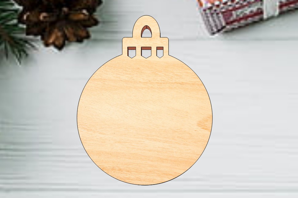 Laser Cut Wooden Bauble Shapes For Christmas Decorations Free Vector File
