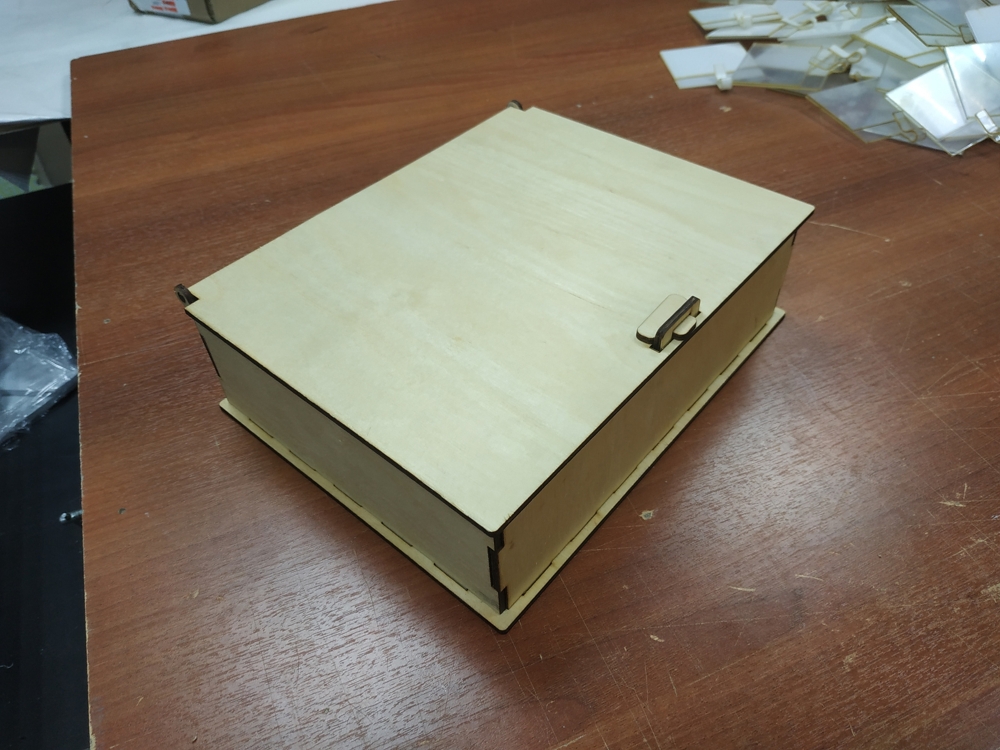 Laser Cut Wooden Box With Lid 4mm Free Vector File