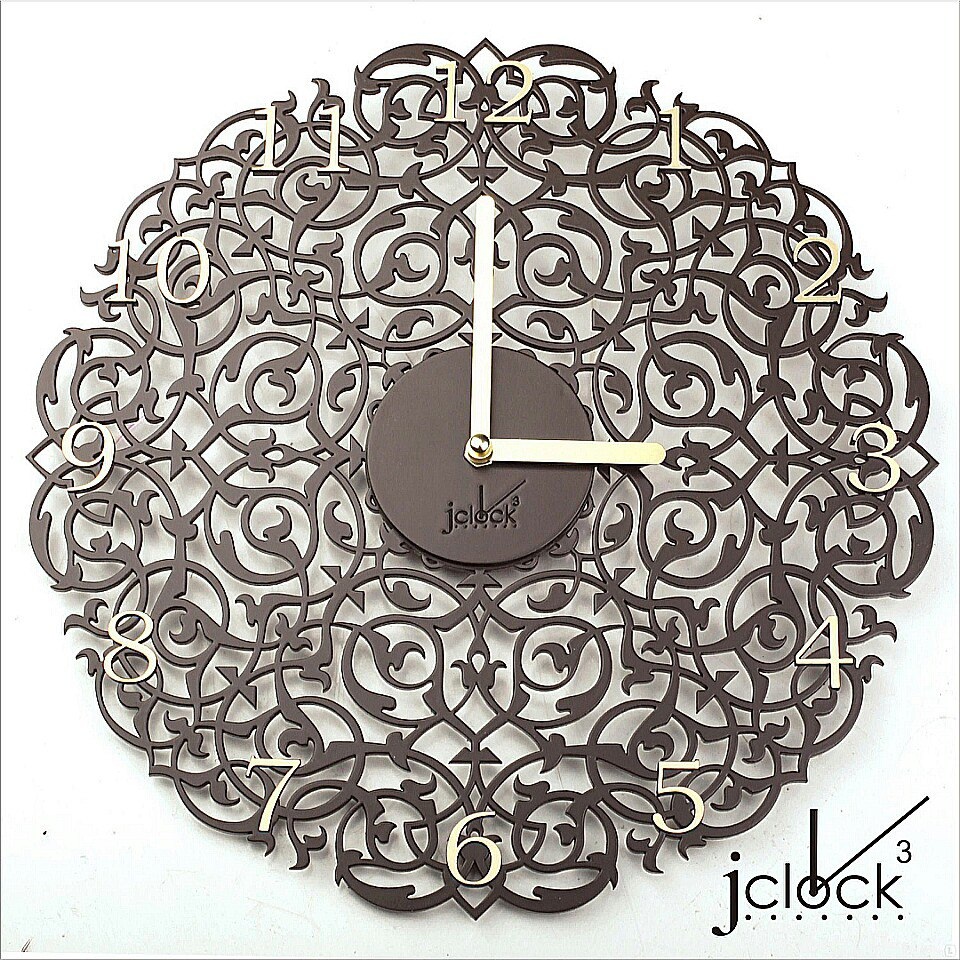 Laser Cut Wooden Clock Ornament Free Vector File