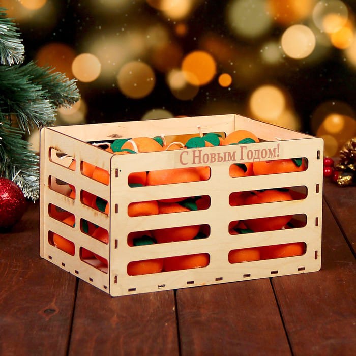 Laser Cut Wooden Crate Gift Box Basket Free Vector File