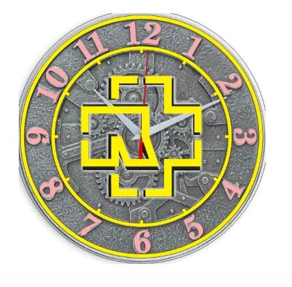 Laser Cutting Clock Design Free Vector File