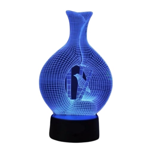 Laser Engraving 3d Illusion Room Table Lamp Free Vector File