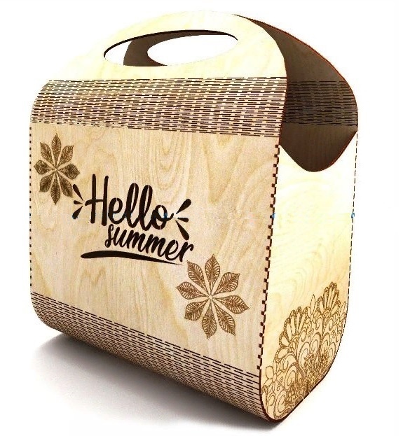 Layout Bag For Laser Cut Free DXF File