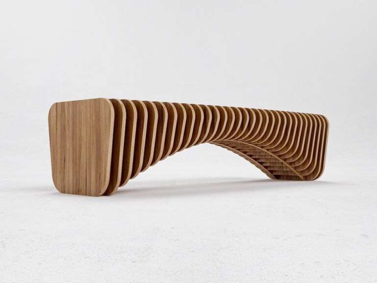 Layout Parametric Bench For Laser Cut Free Vector File