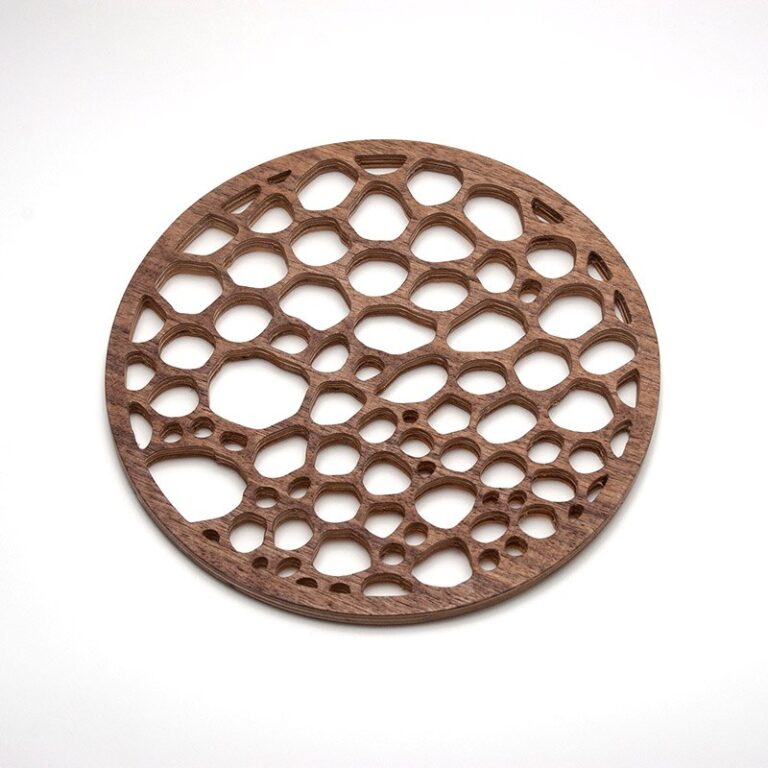 Leaf Trivet Cut For Laser Cut Free DXF File