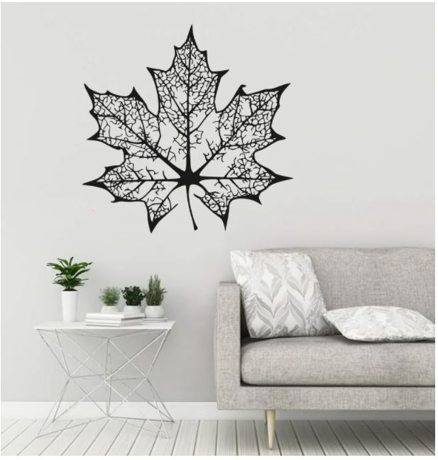 Leaf Wall Decor For Laser Cutting Free Vector File