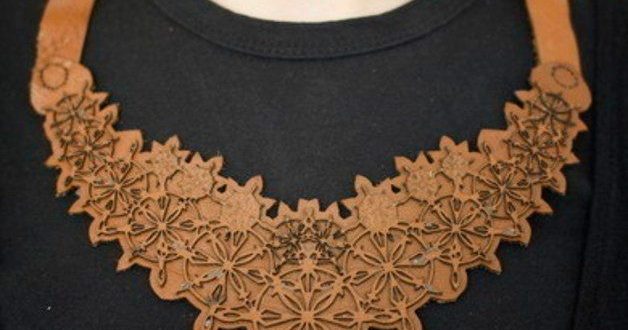 Leather Necklace For Laser Cut Free DXF File