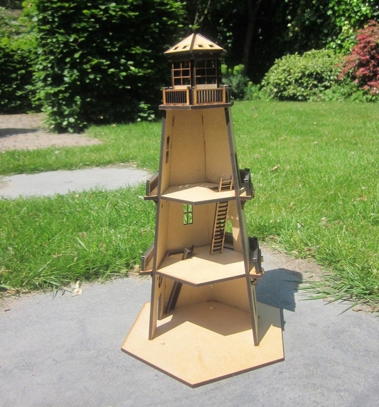 Lighthouse 3d Model Kit Toy 4mm Model Free DXF File