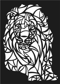 Lions Motifs Lion For Laser Cut Cnc Free Vector File