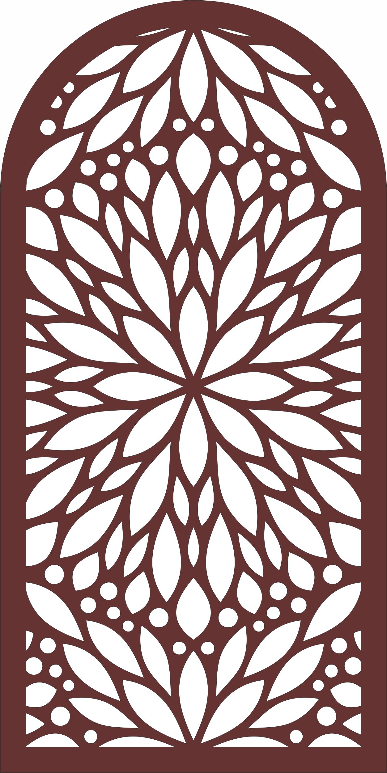 Living Room Decorative Screen Design For Laser Cut Free Vector File