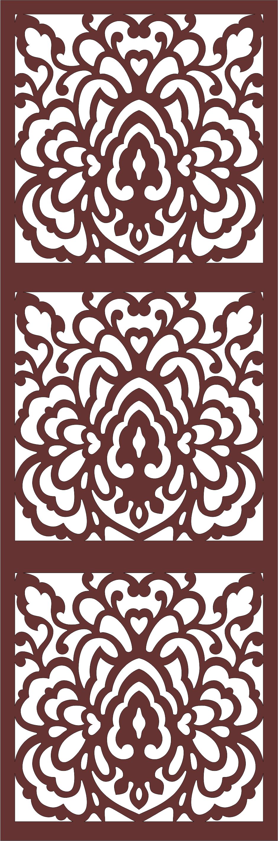 Living Room Grill Separator Seamless For Laser Cut Free Vector File