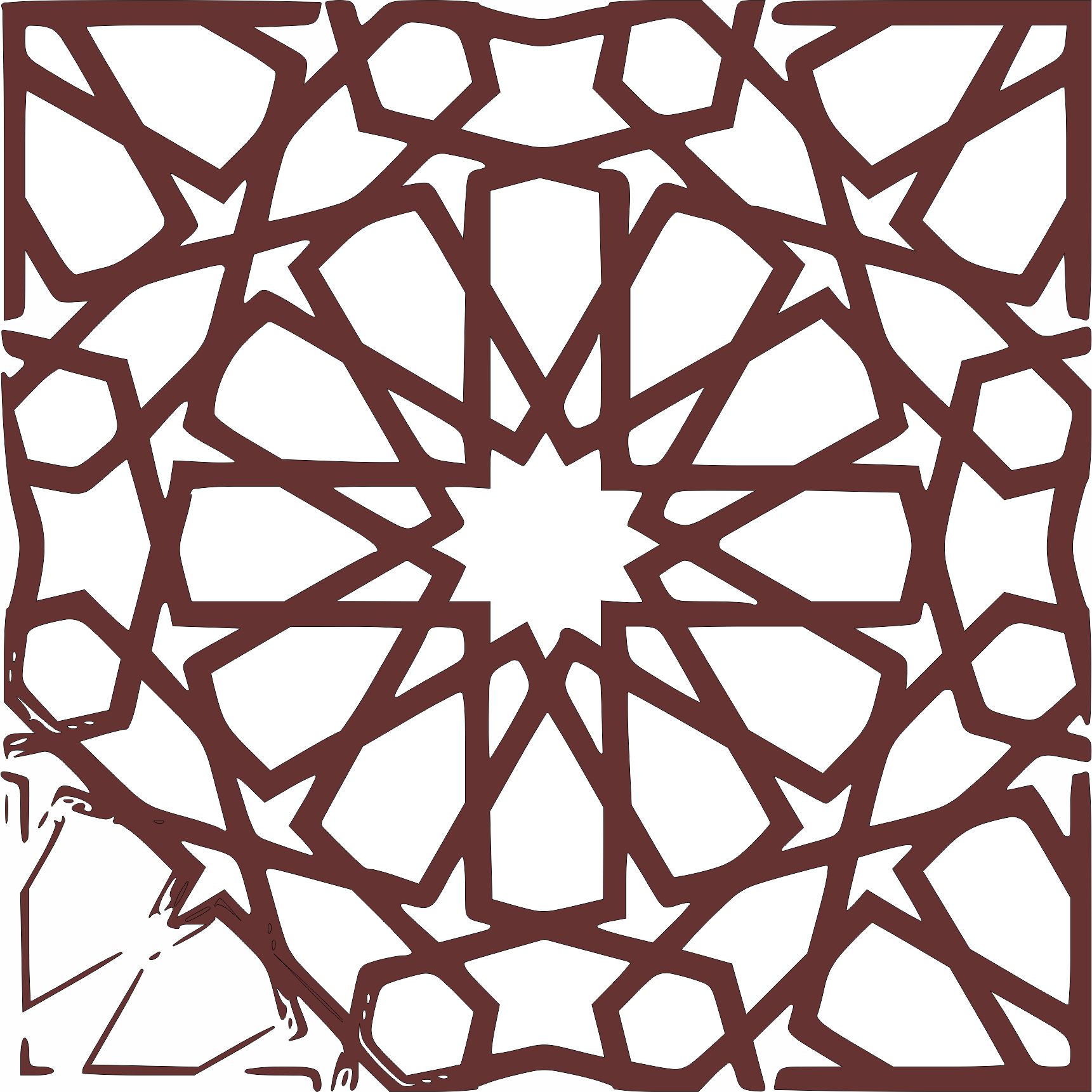 Living Room Jali Separator Seamless Panel For Laser Cut Free Vector File
