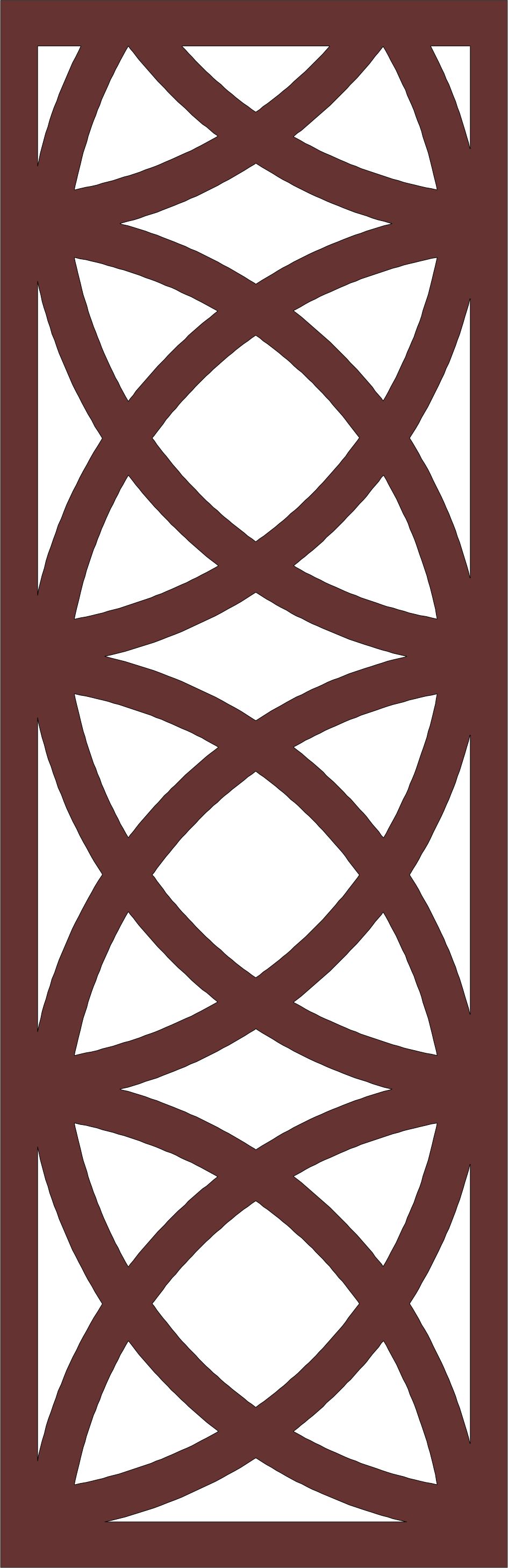 Living Room Seamless Floral Screen Pattern For Laser Cut Free Vector File