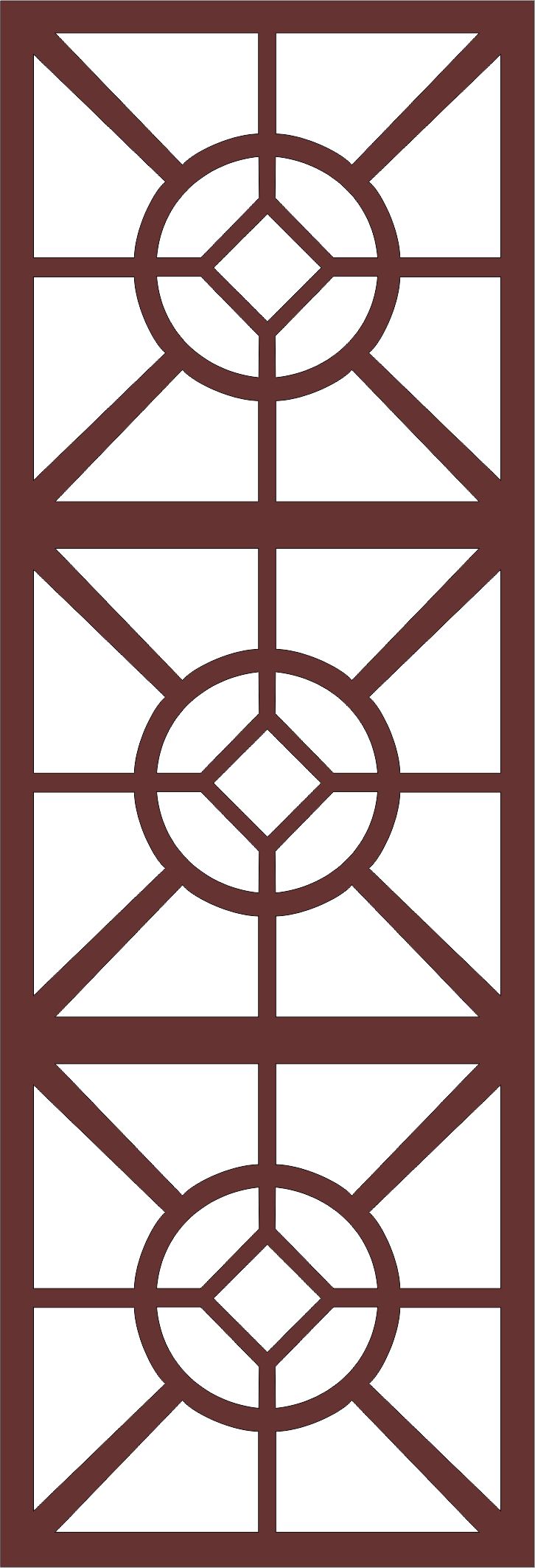 Living Room Seamless Grill Panel For Laser Cut Free Vector File