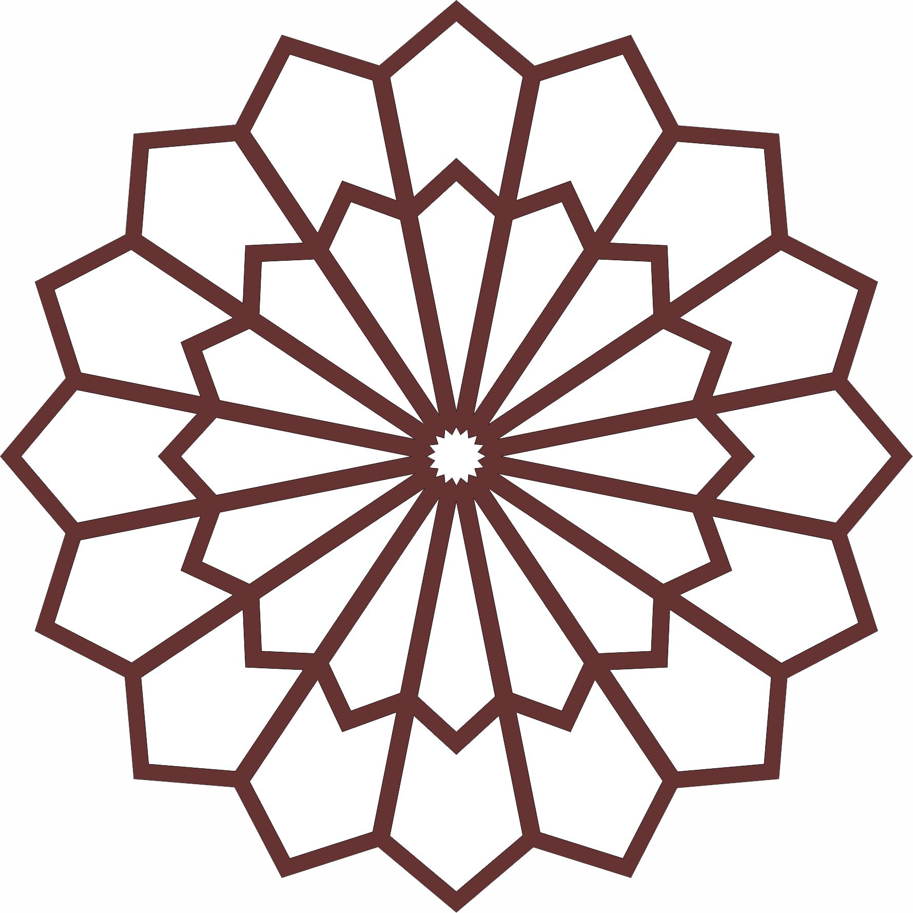 Living Room Seamless Jali Pattern For Laser Cutting Free DXF File