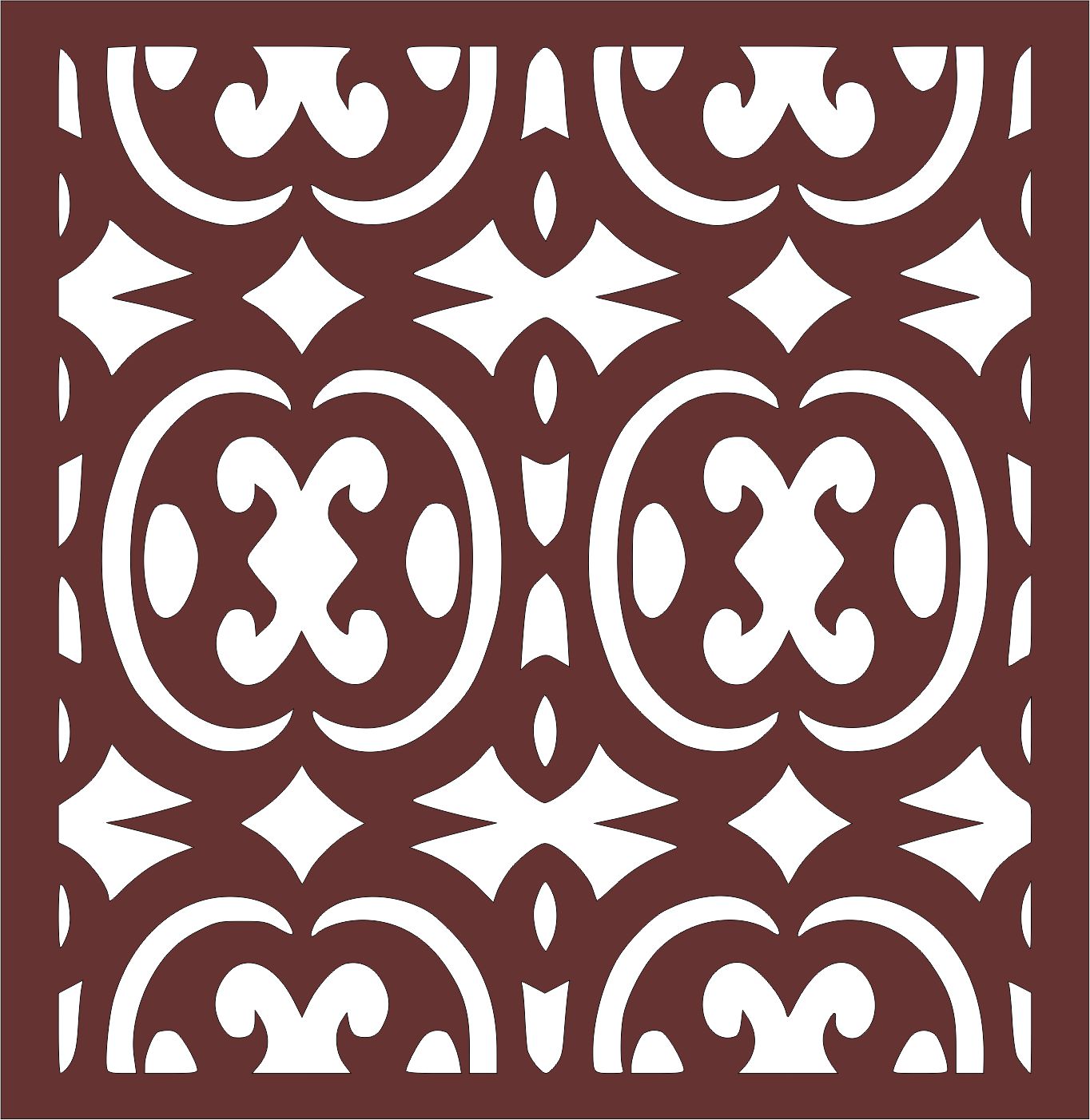 Living Room Seamless Separator Lattice Design For Laser Cut Free Vector File