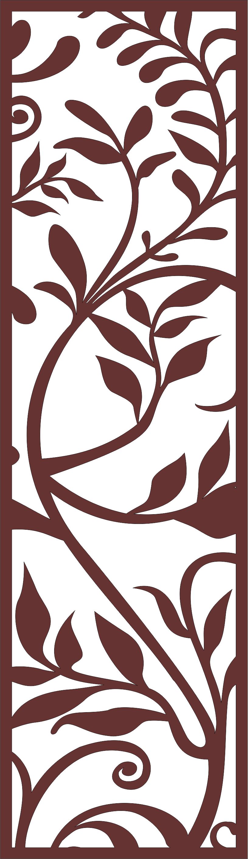 Living Room Seamless Separator Screen Art For Laser Cut Free Vector File