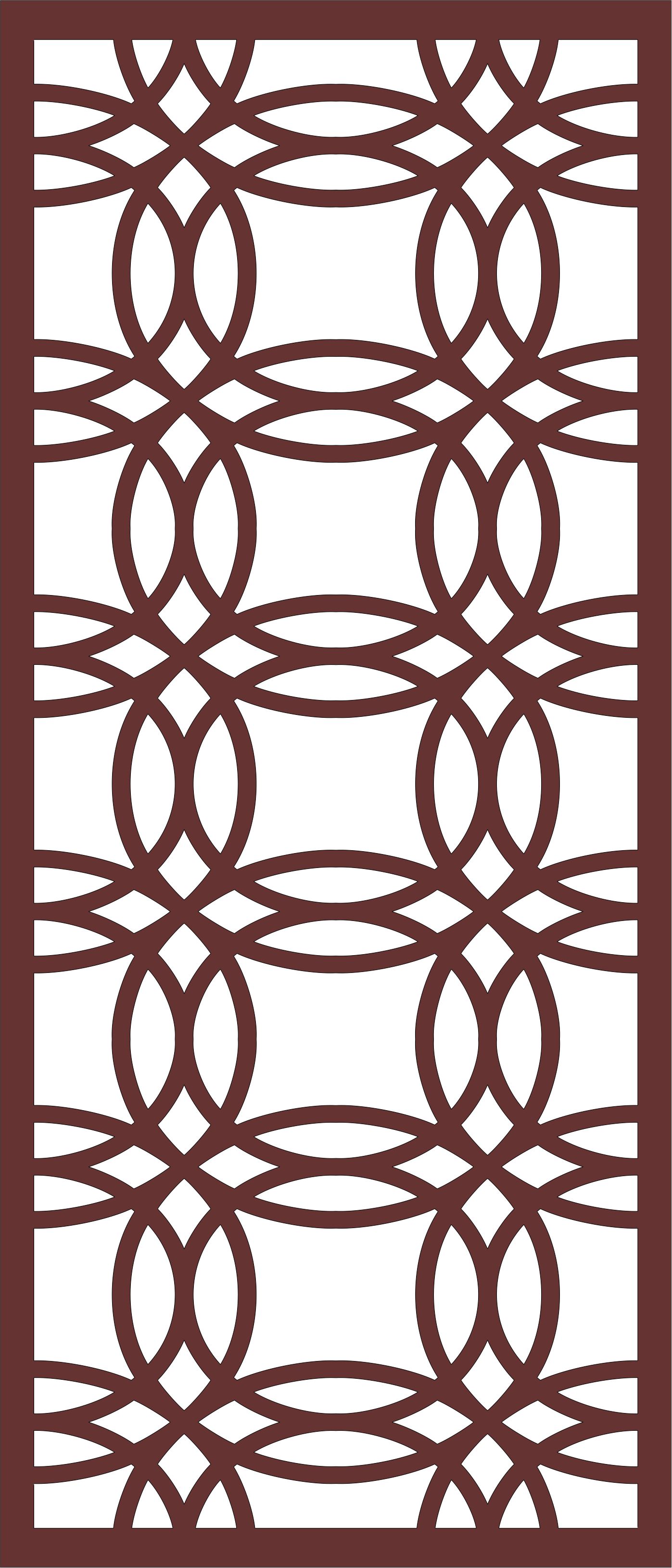 Living Room Seamless Separator Screen For Laser Cut Free Vector File