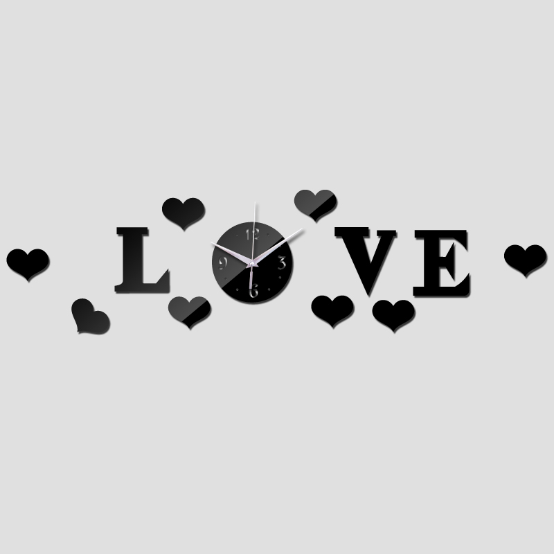 Love Clock Free DXF File