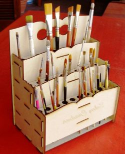 Make Up Organizer For Laser Cut Free Vector File