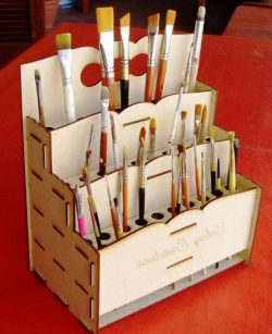 Make Up Organizer For Laser Cut Free DXF File