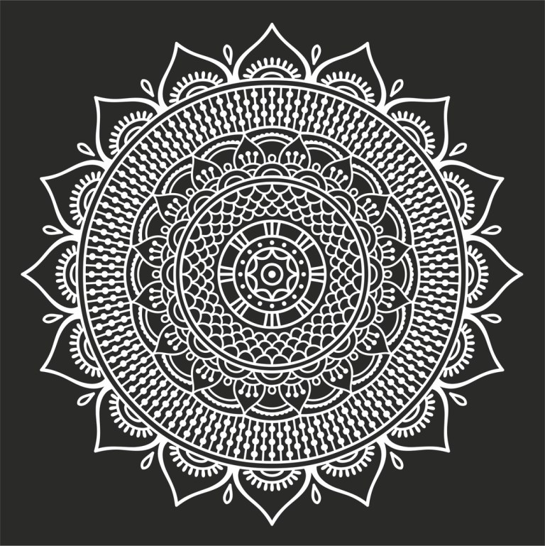 Mandala 03 Free DXF File