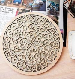 Mandala Download For Laser Cut Free DXF File