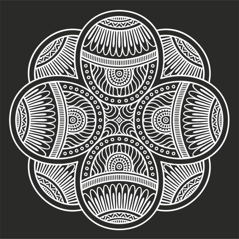 Mandala Free DXF File