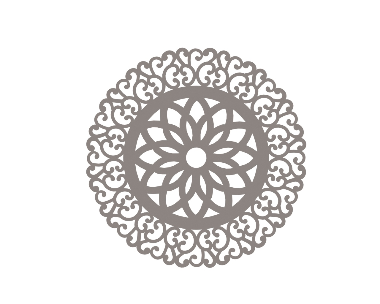 Mandala Of Circle Art Ornament Free Vector File