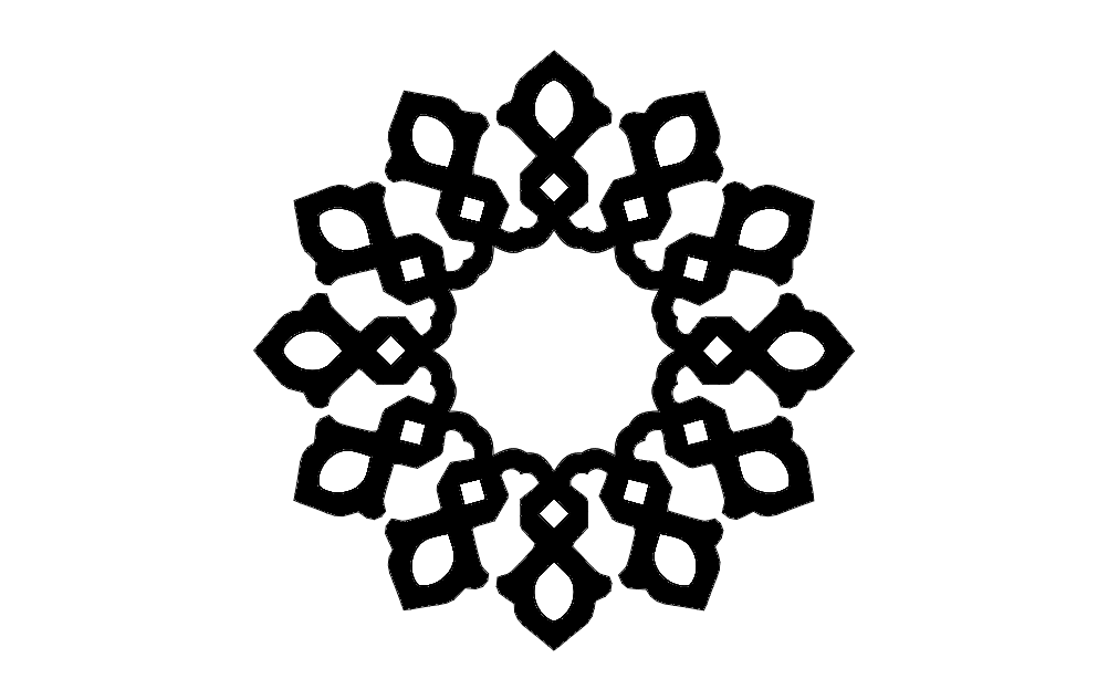Mandala Simple Design Free DXF File