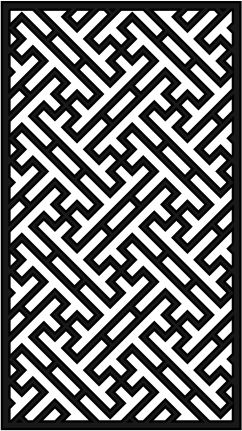 Mdf Jali Geometric Screen Template Free Vector File