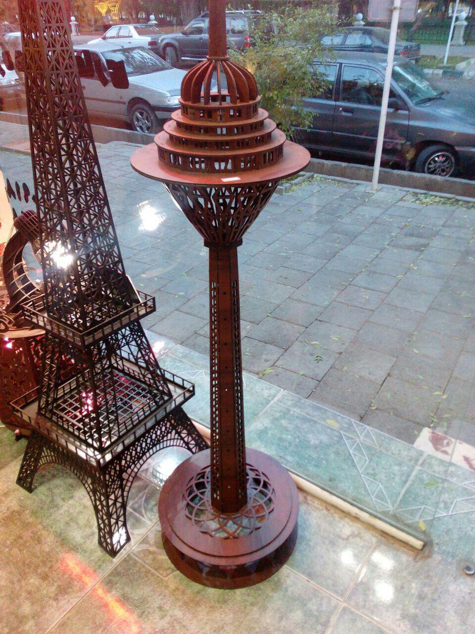 Milad Tower 3d Puzzle For Laser Cutting Free Vector File