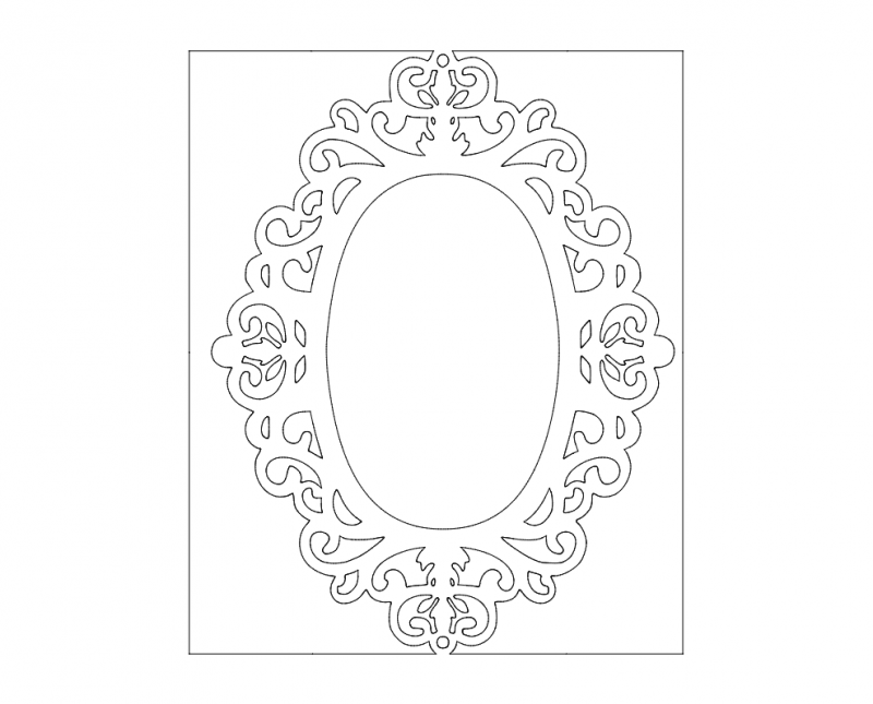 Mirror 04 Free DXF File