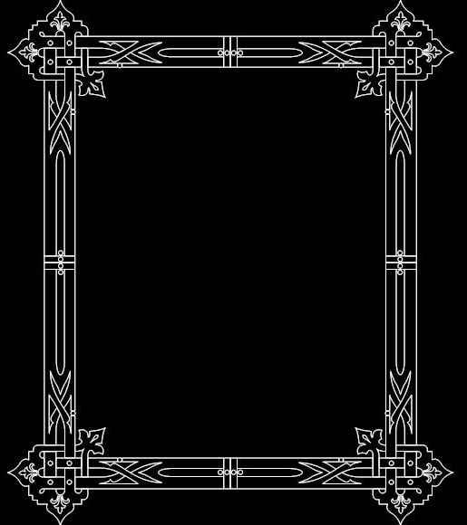 Mirror Frame 0472 Free DXF File