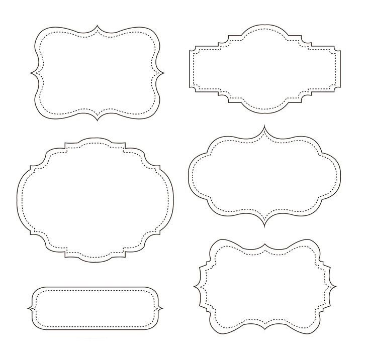 Mirror Frames Candy Buffet Free DXF File